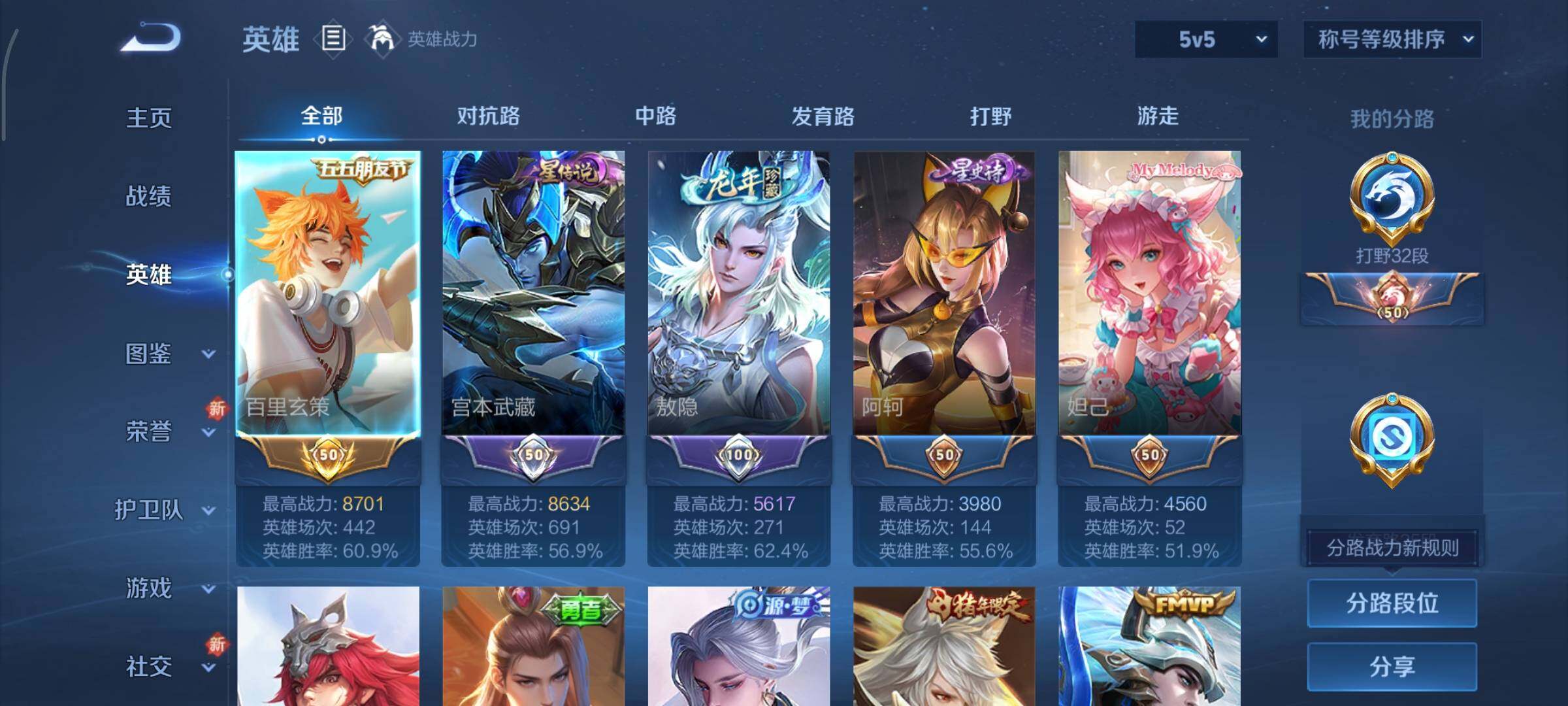 WZCMY3330521王者荣耀账号详情图3