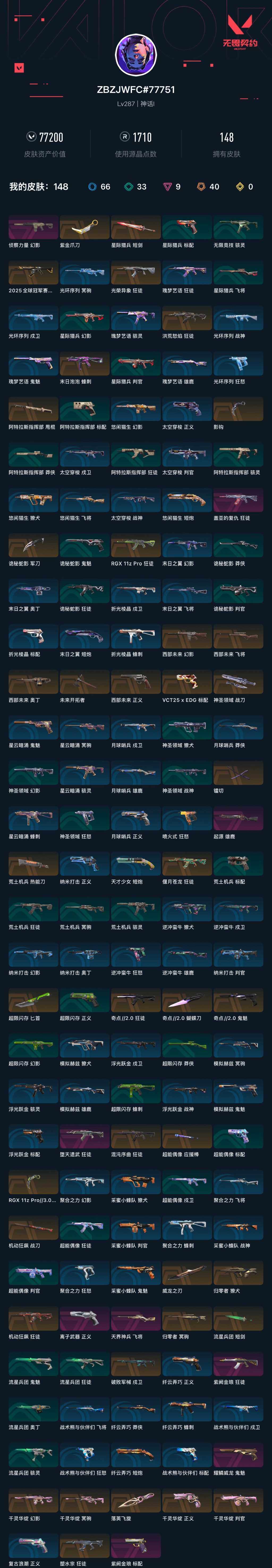 WWQXL318382无畏契约账号详情图7 WWQXL318382无畏契约账号详情图7