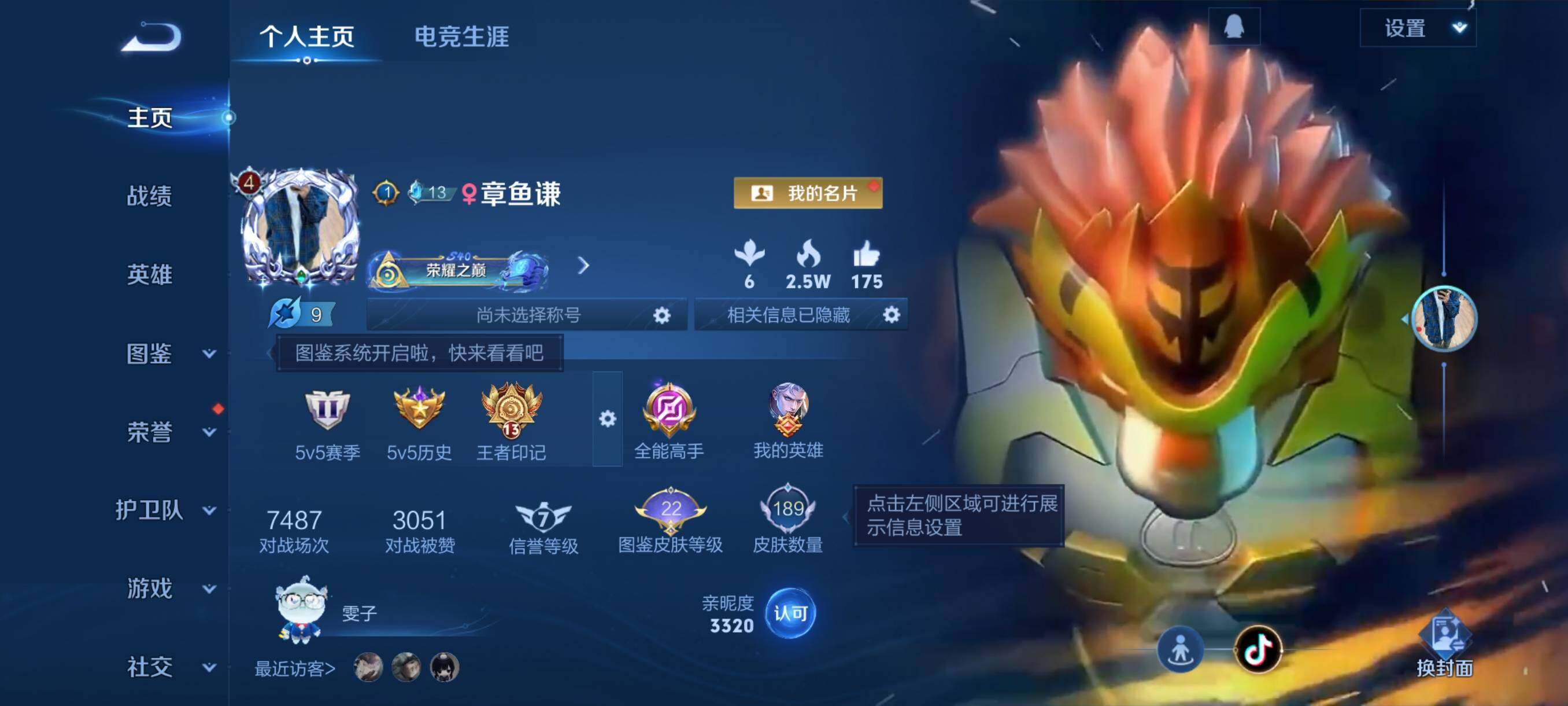 WZJZ3329305王者荣耀账号详情图5 WZJZ3329305王者荣耀账号详情图5