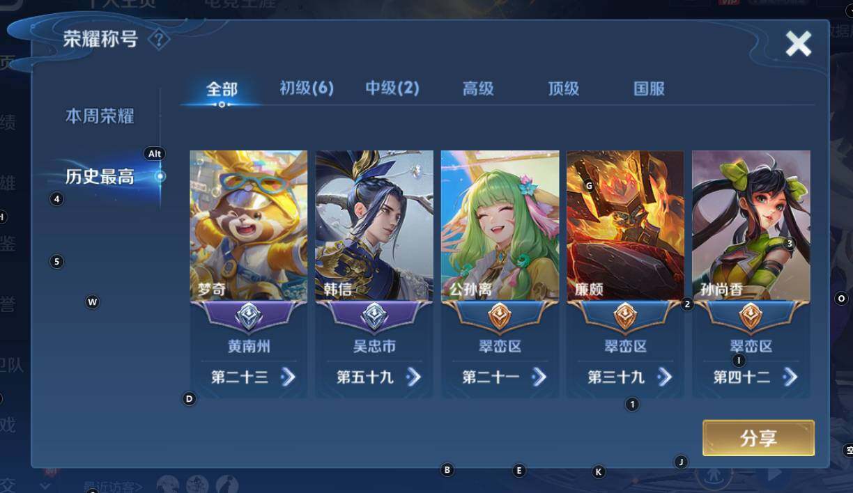 WZCMW3368788王者荣耀账号详情图10