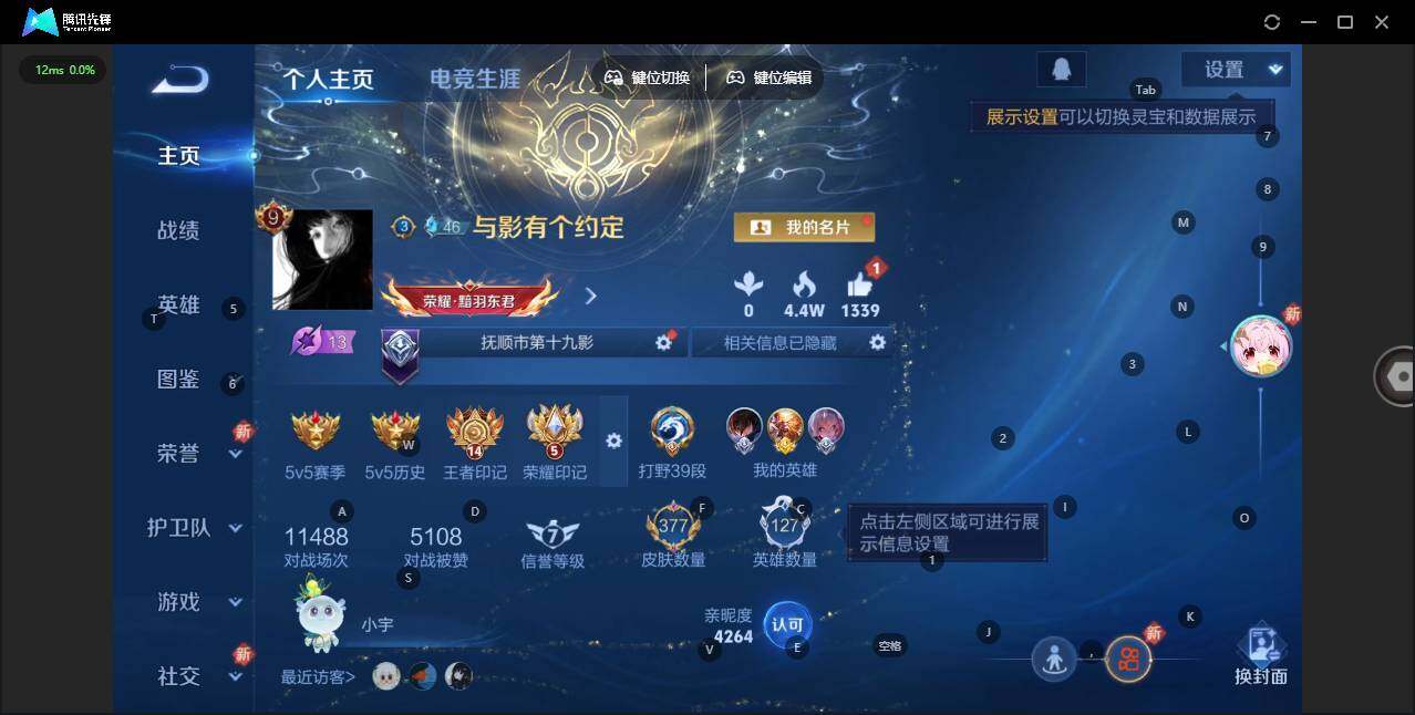 WZQM3335103王者荣耀账号详情图3