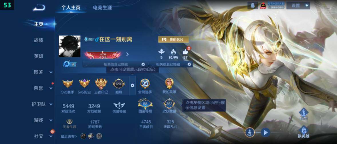 WZ0349314王者荣耀账号详情图7 WZ0349314王者荣耀账号详情图7