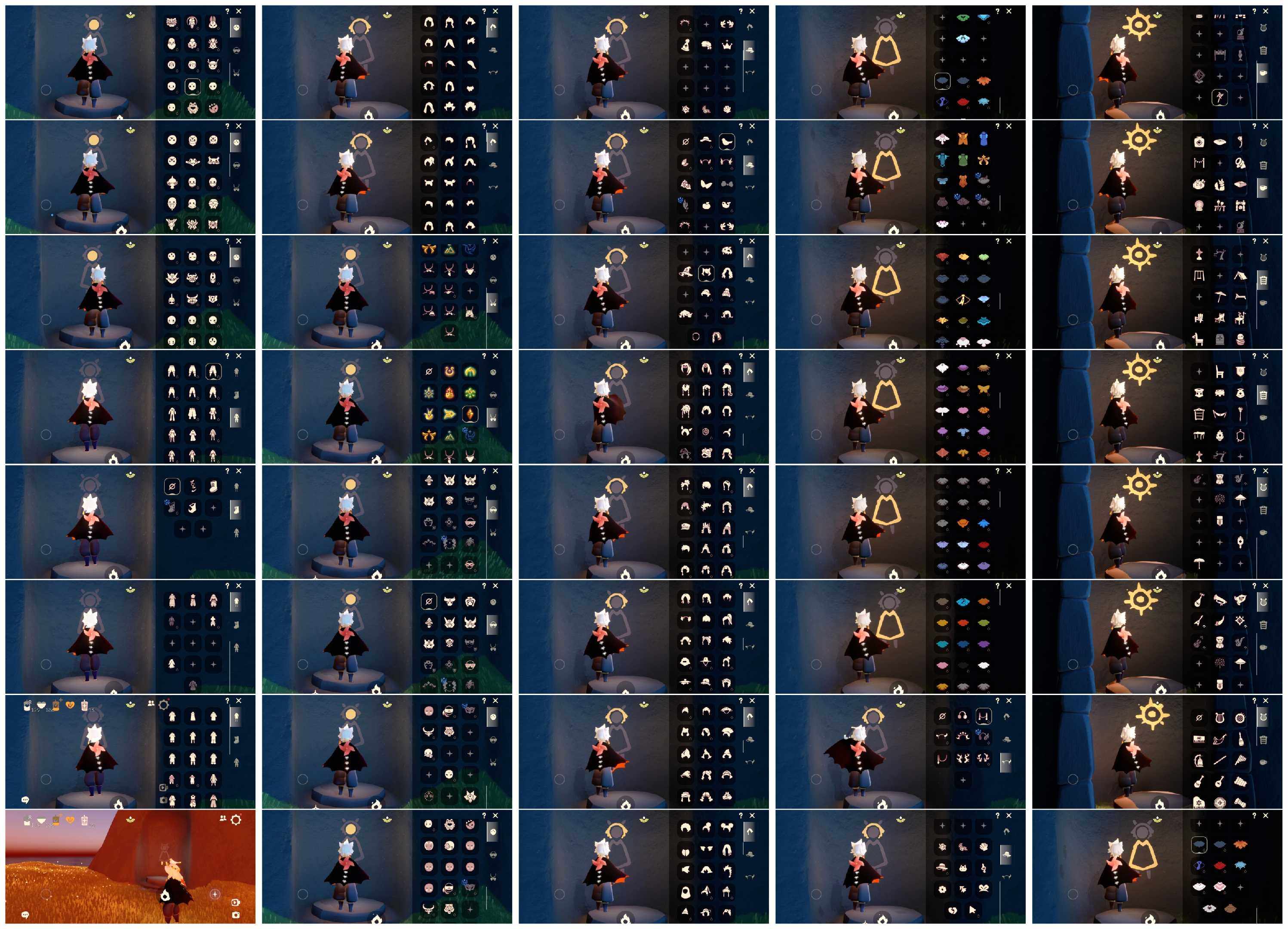 光遇账号安卓官服HE0516 ✅渠道: 安官 ✅完成地图: 全图毕业 ✅季节已毕业: 魔法毕业圣岛毕业预言毕业梦想毕业集结毕业，王子毕业风行毕业，破晓毕业欧若拉毕业拾光半 ✅热门复刻/活动:魔法耳坠，咖喱，阿努比斯