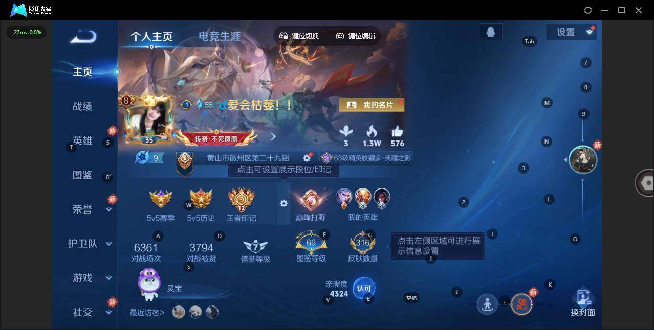 WZLX3333195王者荣耀账号详情图2