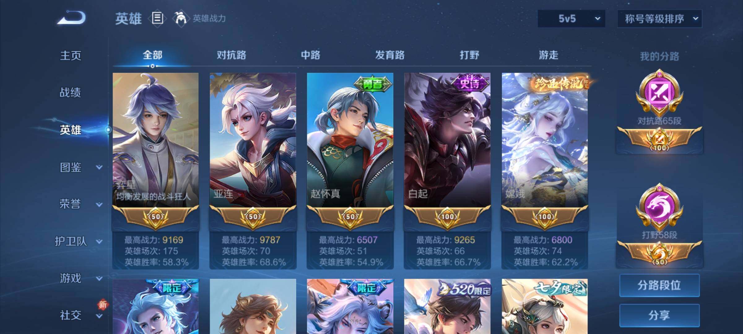 WZCMY3383883王者荣耀账号详情图5