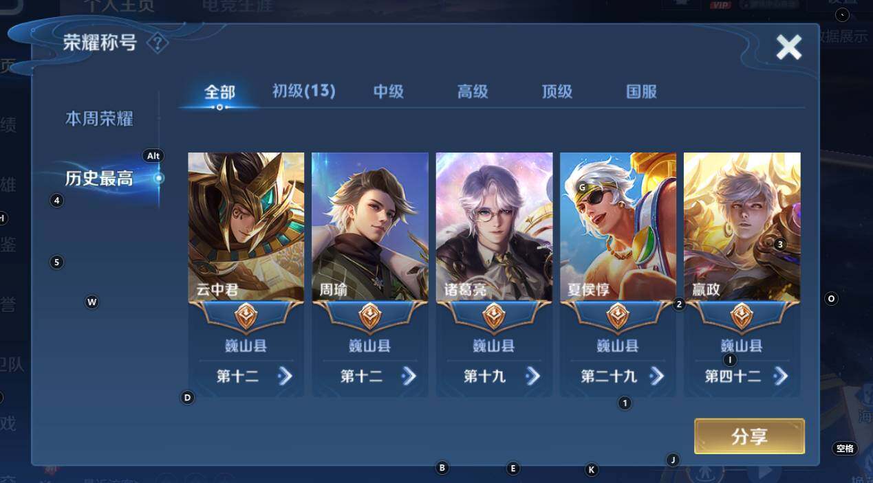 WZCMW3334576王者荣耀账号详情图9