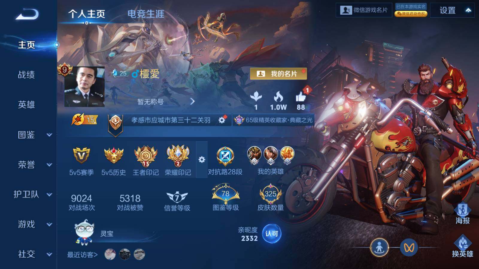 WZLX3335178王者荣耀账号详情图7 WZLX3335178王者荣耀账号详情图7