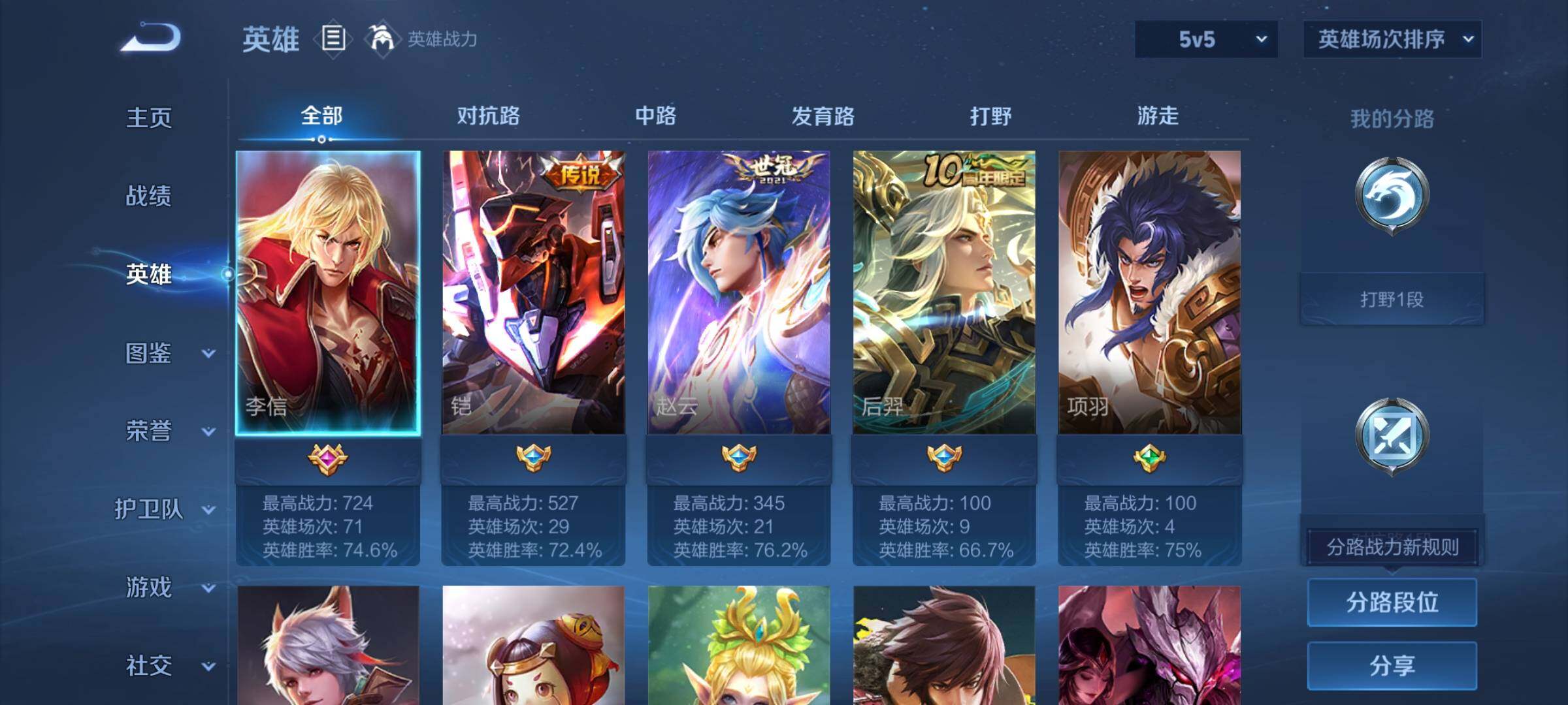 WZCMW3360669王者荣耀账号详情图5