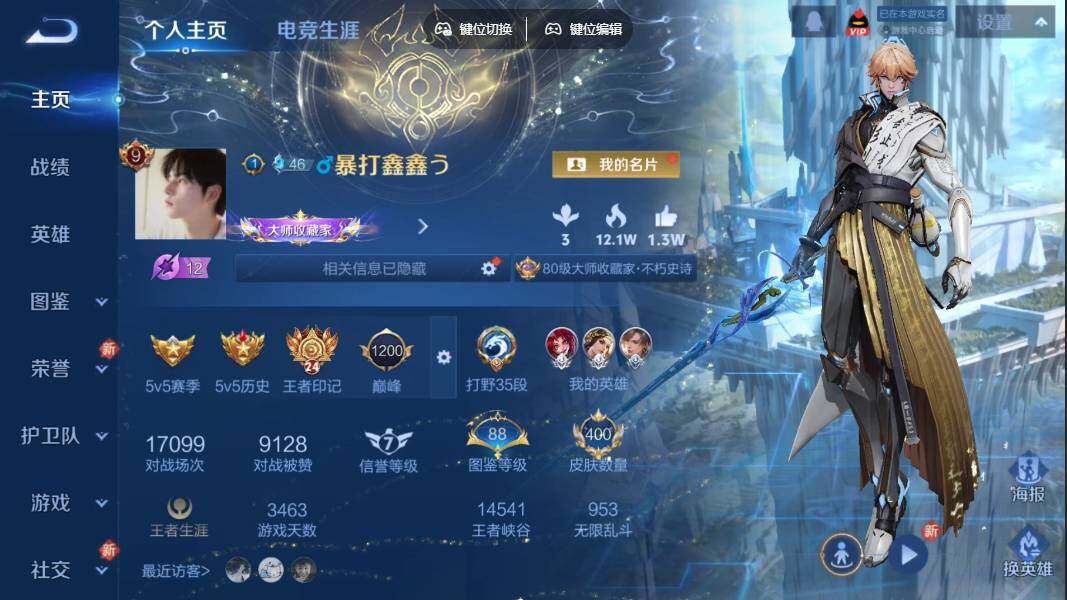 WZLX3339380王者荣耀账号详情图3