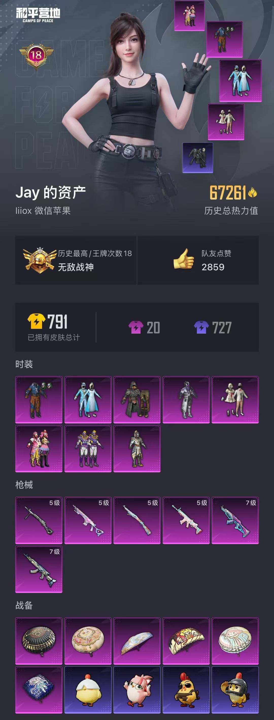 HPQM3446427和平精英账号详情图6