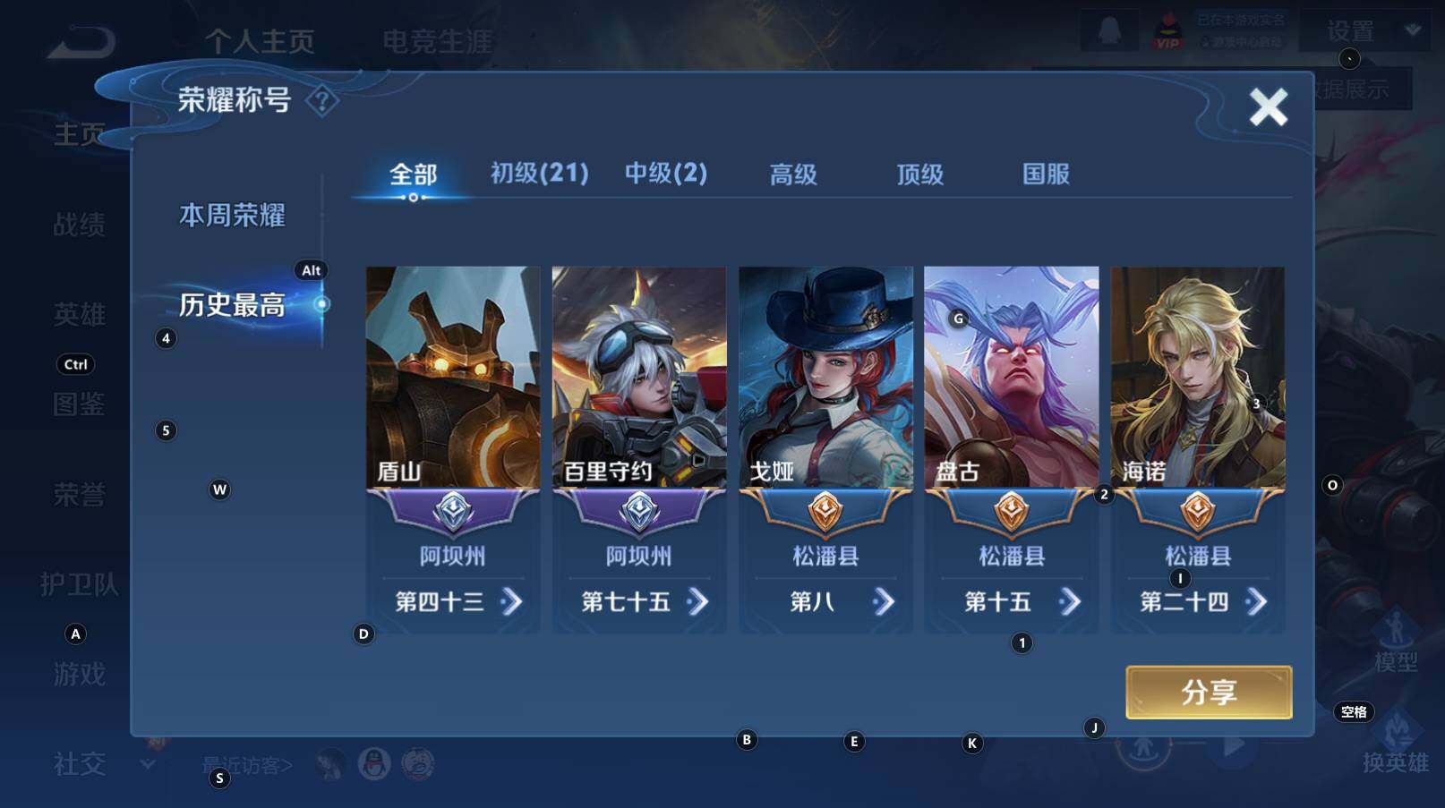 WZCMW3368243王者荣耀账号详情图12