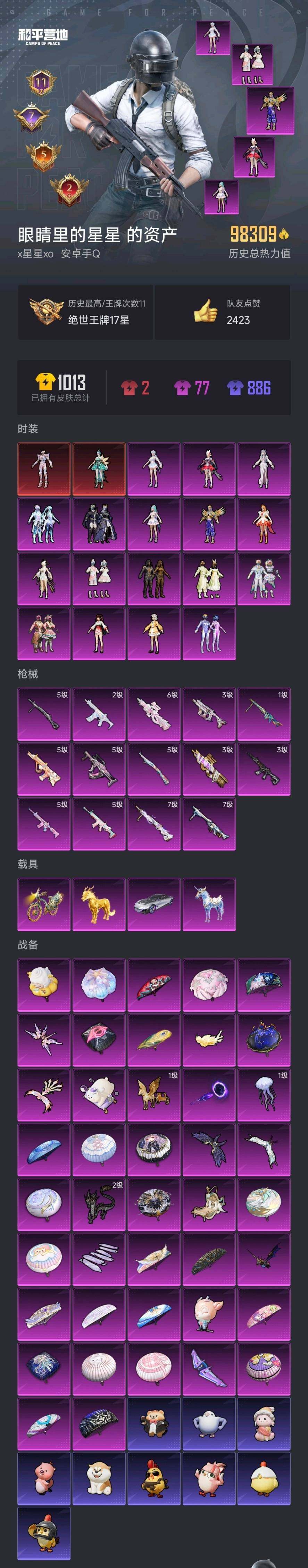 HPCMW3423100和平精英账号详情图27 HPCMW3423100和平精英账号详情图27