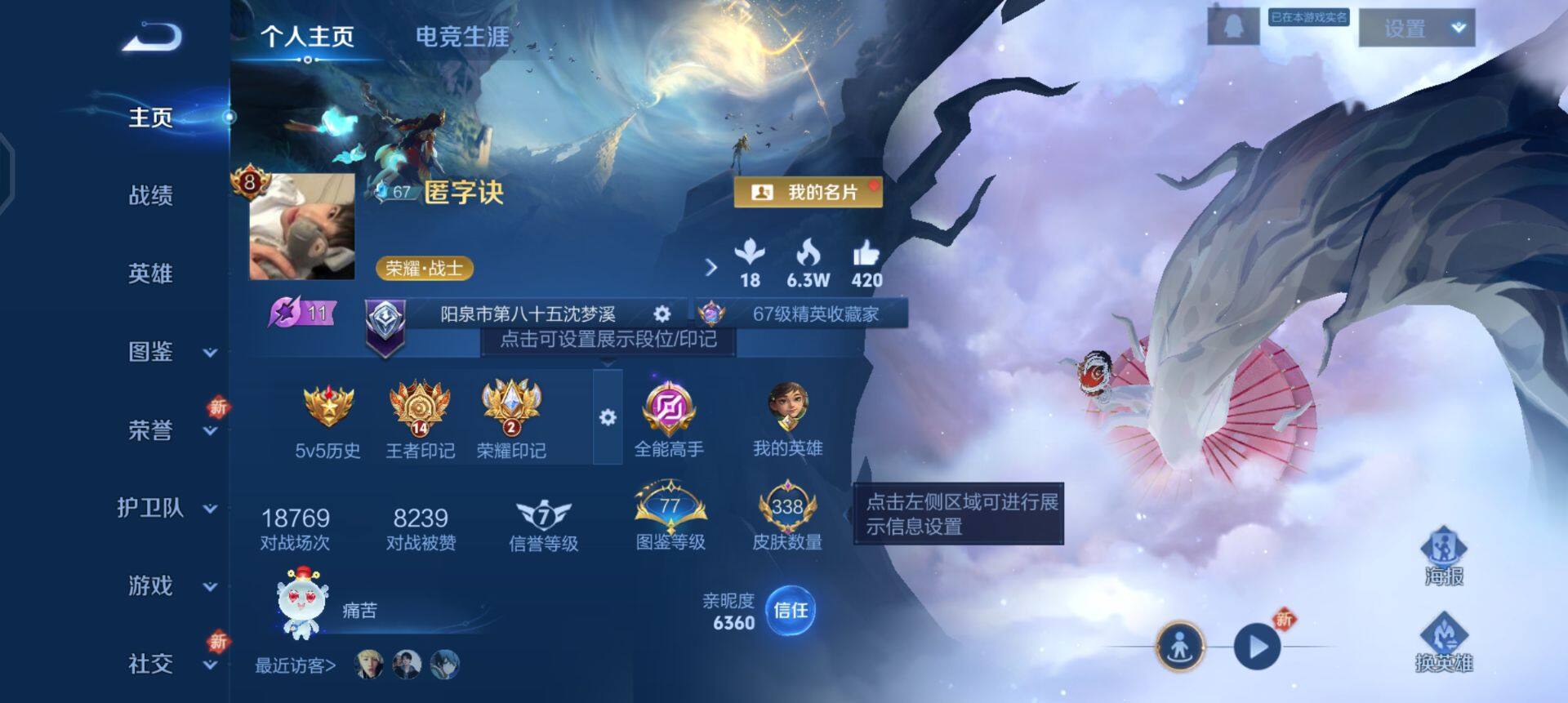 WZQM3372686王者荣耀账号详情图3