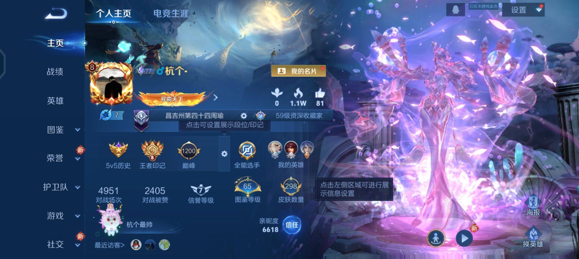 WZQM3348586王者荣耀账号详情图3