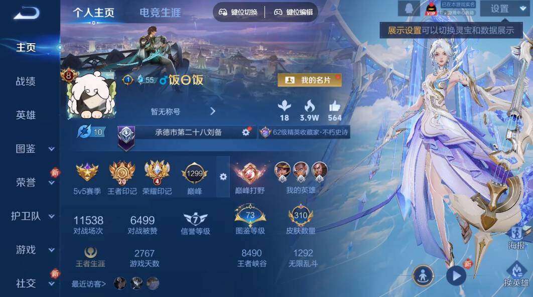 WZLE3345007王者荣耀账号详情图8