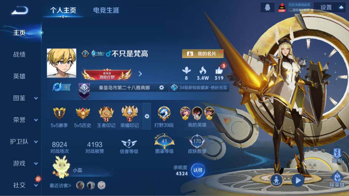 WZ0349332王者荣耀账号详情图8 WZ0349332王者荣耀账号详情图8