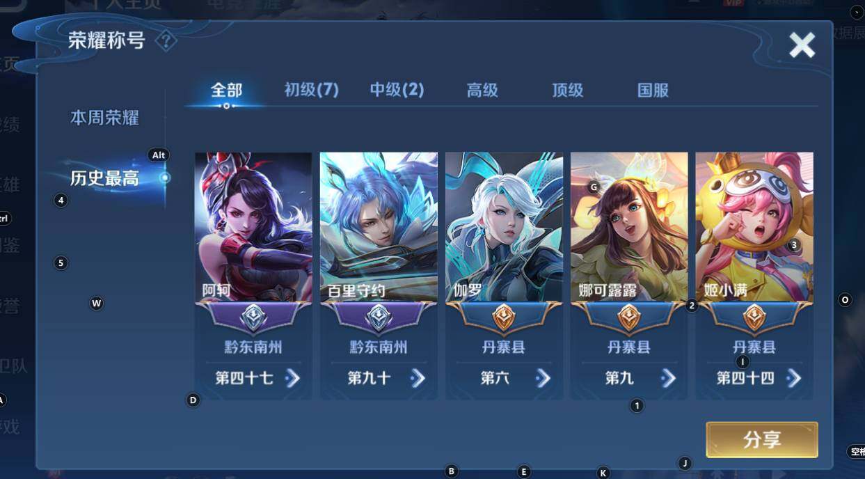 WZCMW3369159王者荣耀账号详情图7