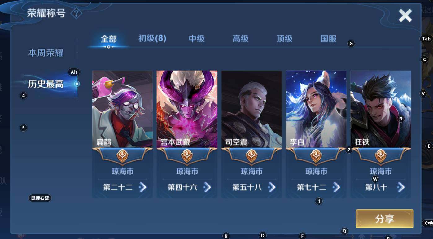 WZCMW3341938王者荣耀账号详情图7