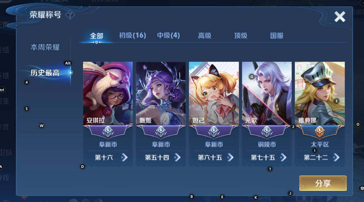 WZCMW3341948王者荣耀账号详情图9