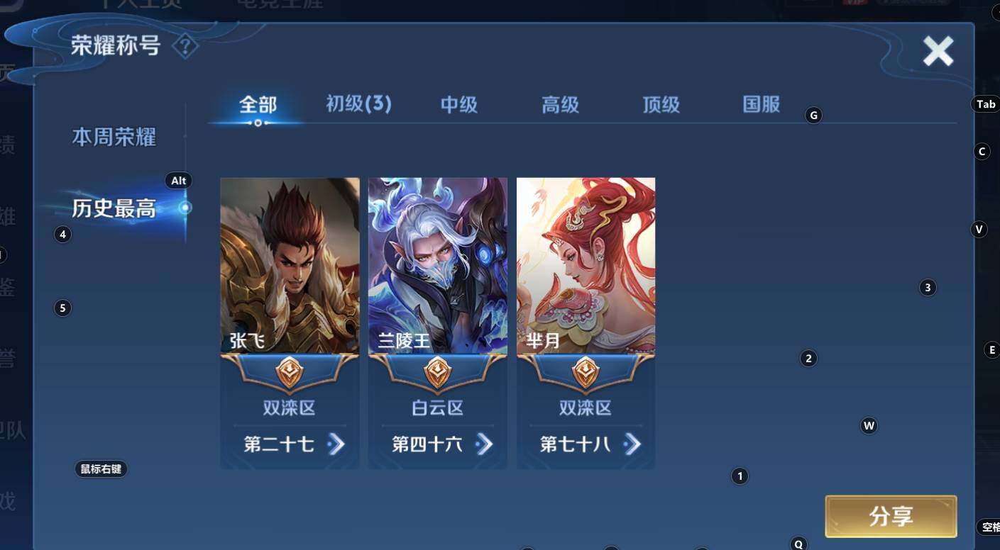 WZCMW3341950王者荣耀账号详情图7 WZCMW3341950王者荣耀账号详情图7