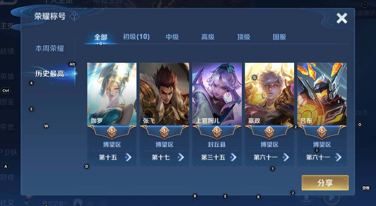 WZCMW3341962王者荣耀账号详情图8