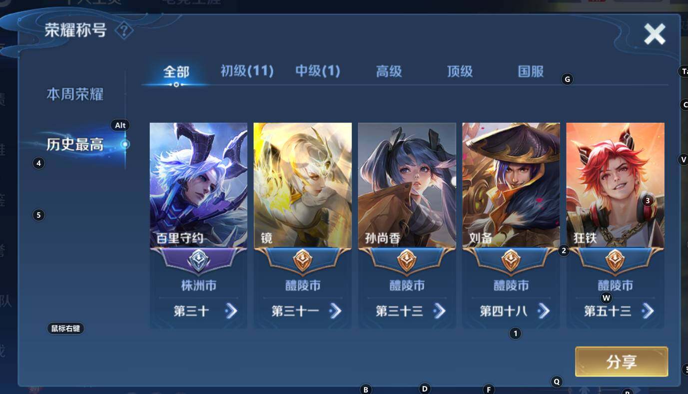 WZCMW3368844王者荣耀账号详情图7