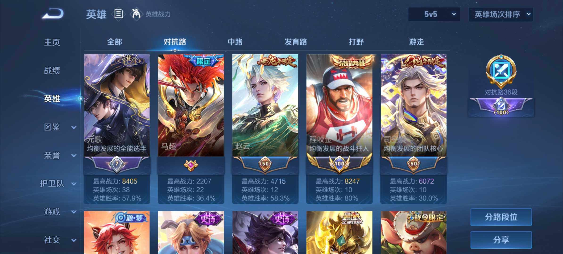 WZXS3393261王者荣耀账号详情图6 WZXS3393261王者荣耀账号详情图6