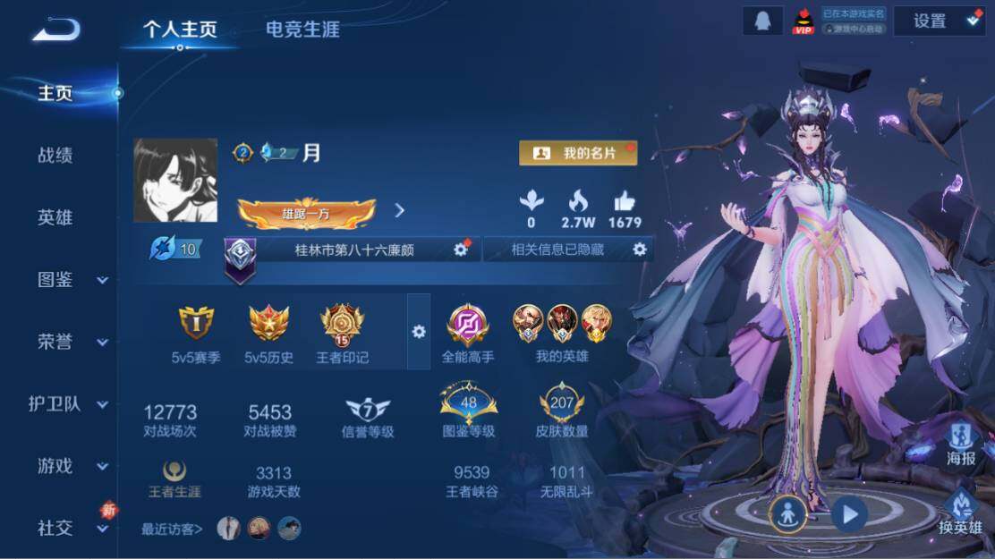 WZ0349346王者荣耀账号详情图9