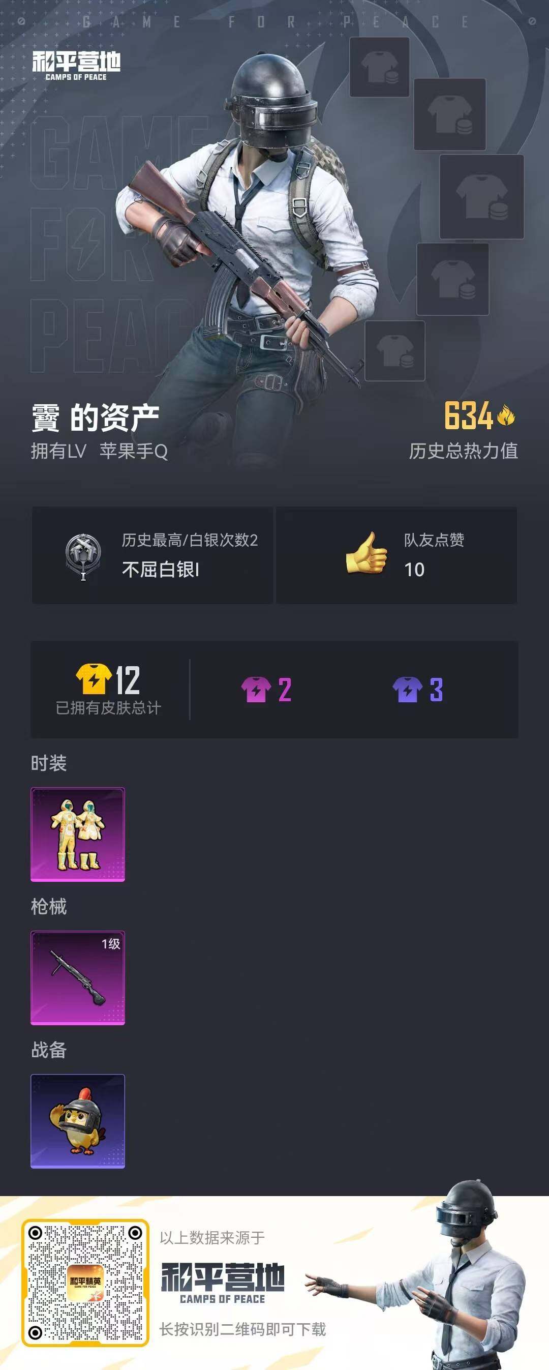 HPKG427297和平精英账号详情图2