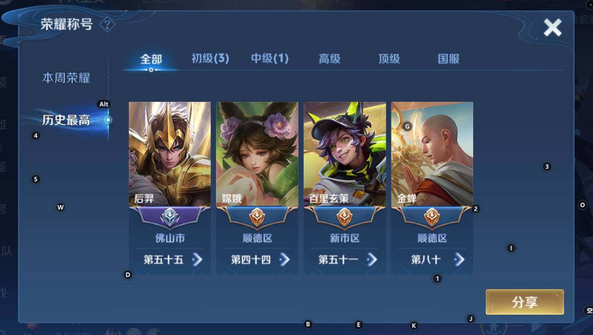 WZCMW3343842王者荣耀账号详情图6