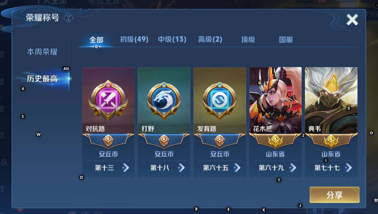 WZCMW3343845王者荣耀账号详情图8