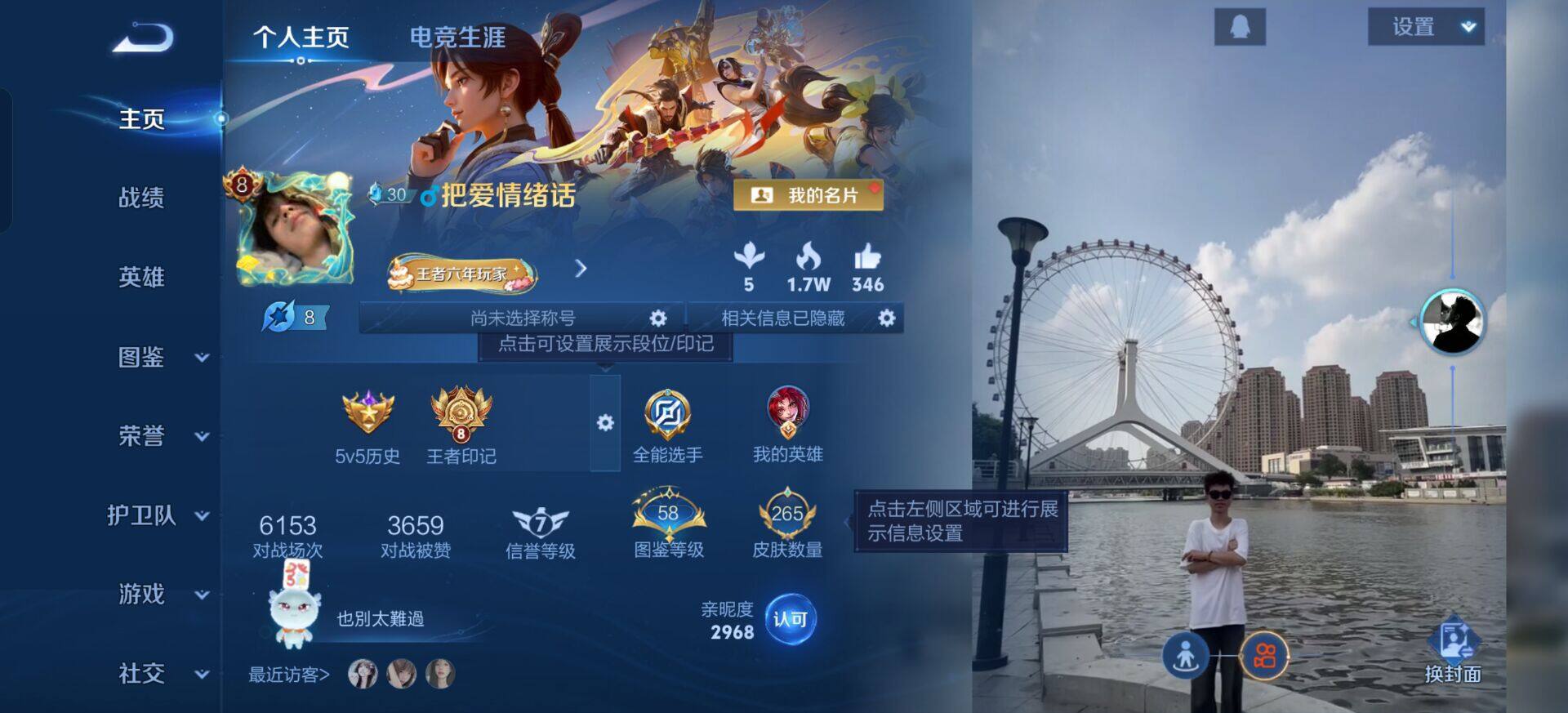 WZQM3352685王者荣耀账号详情图16