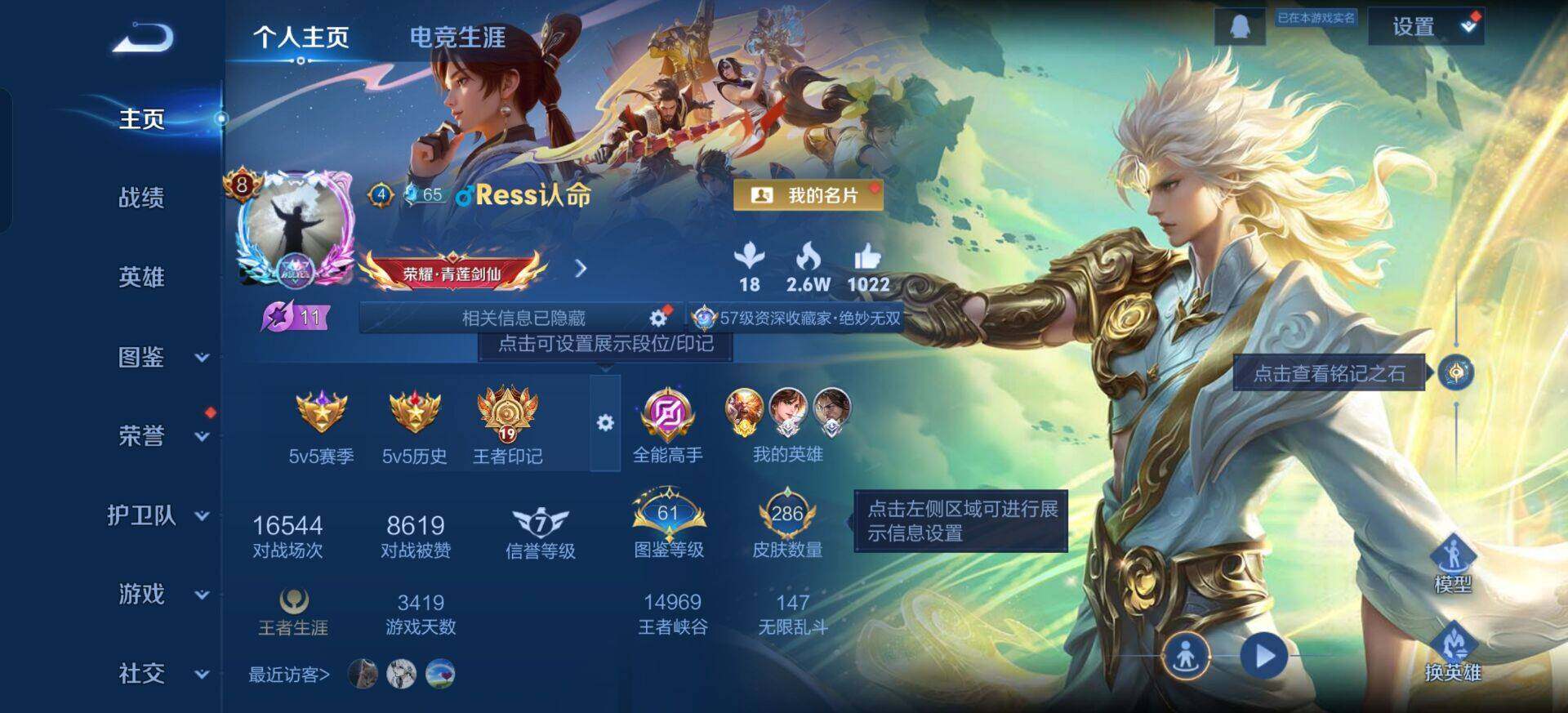 WZQM3352690王者荣耀账号详情图14