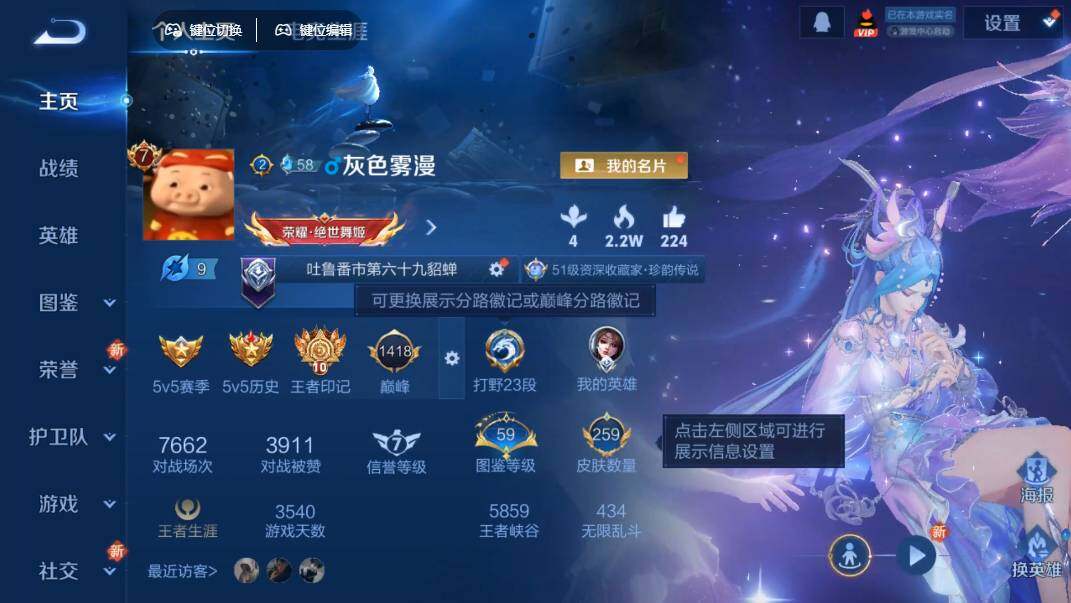 WZLX3348670王者荣耀账号详情图4