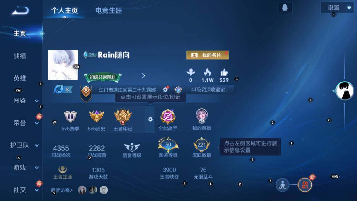 WZQM3347082王者荣耀账号详情图11 WZQM3347082王者荣耀账号详情图11