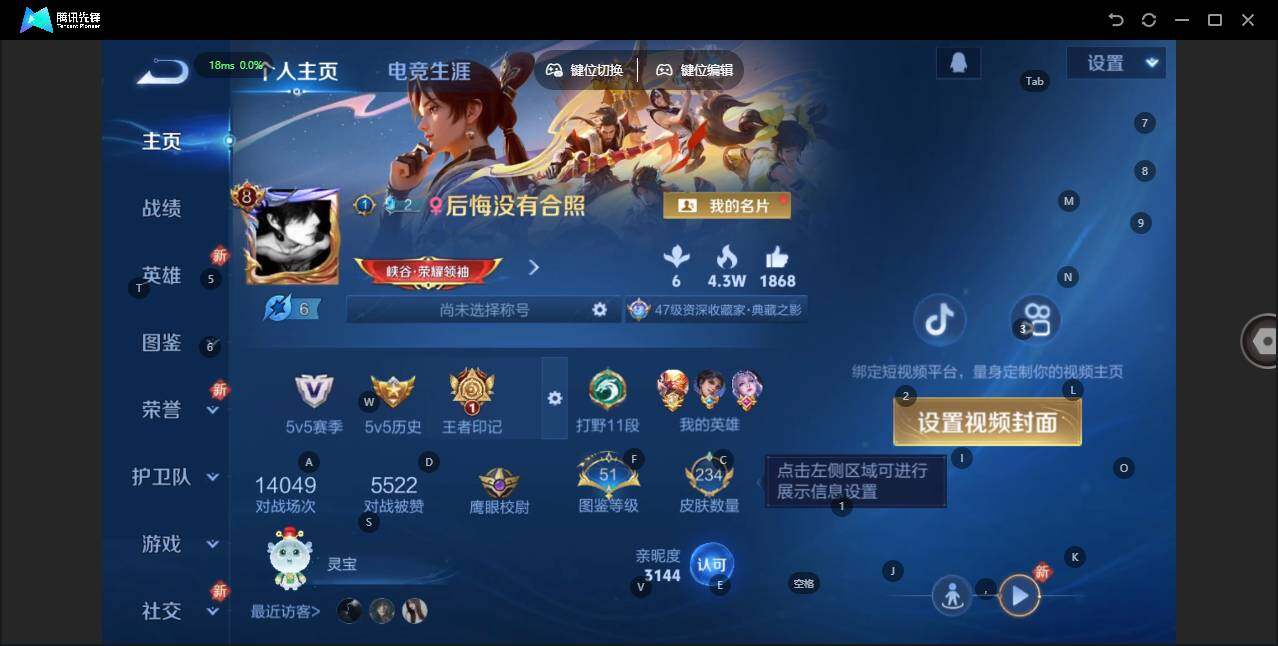 WZLX3352360王者荣耀账号详情图6