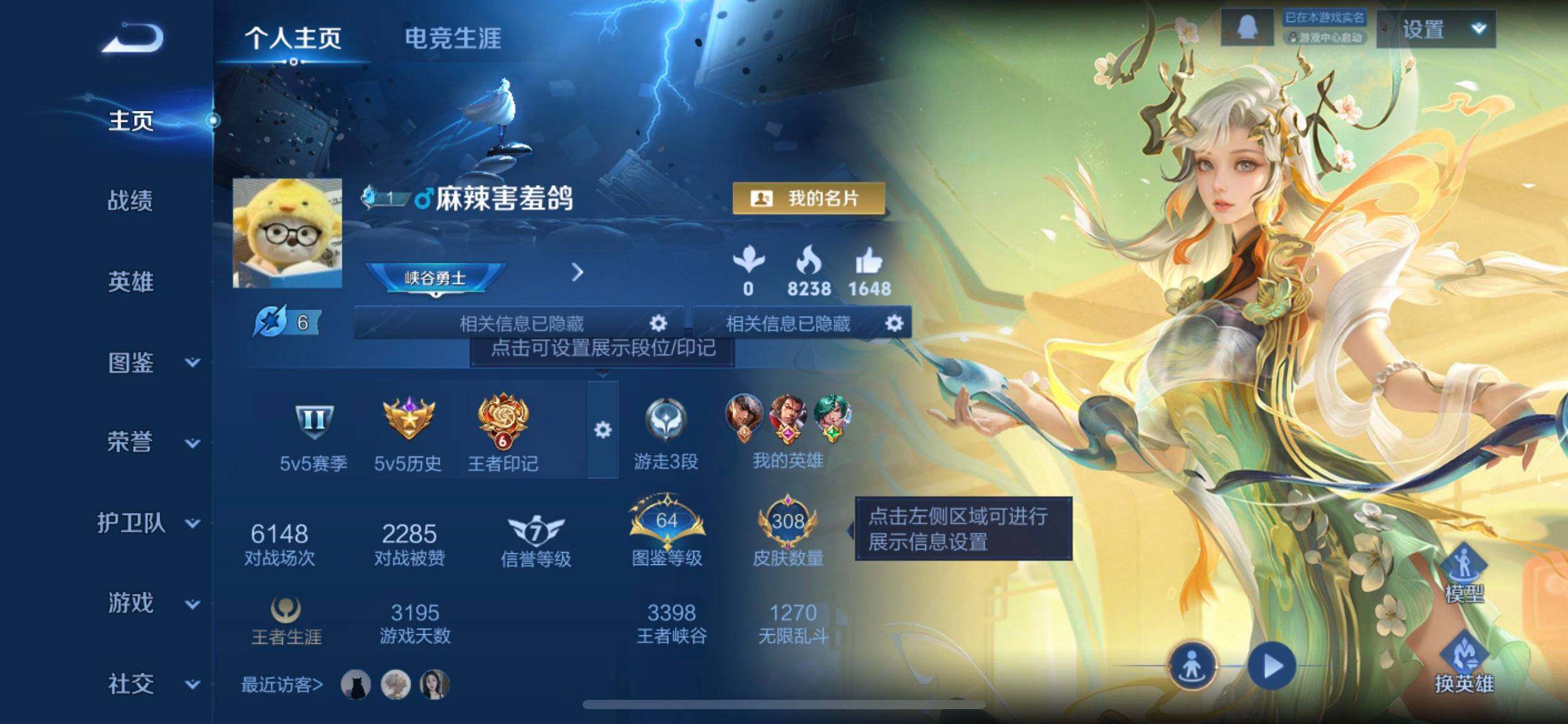 WZQM3352837王者荣耀账号详情图5