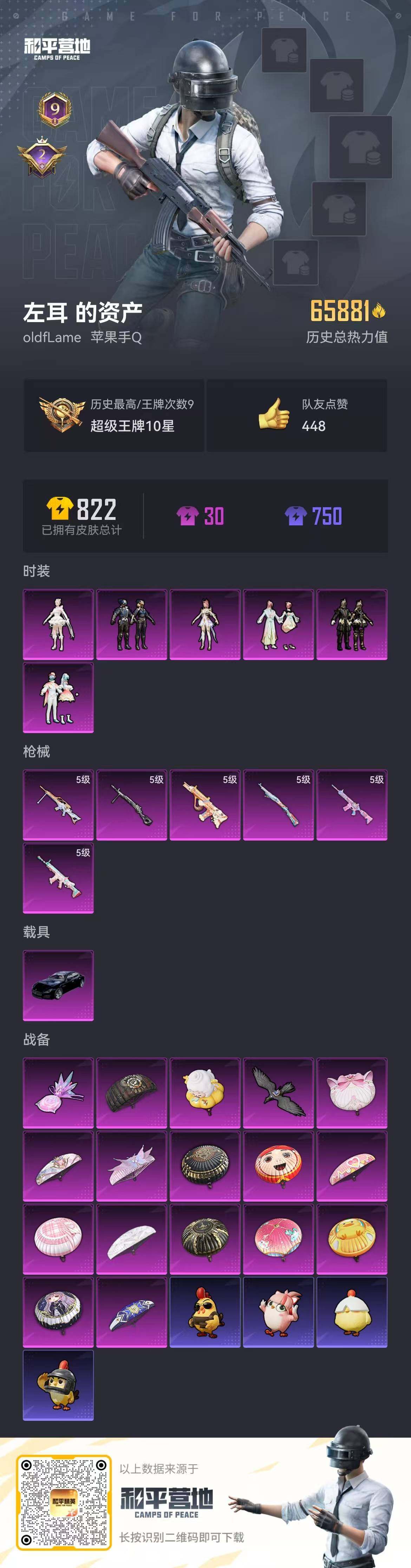 HPLFY3371778和平精英账号详情图6 HPLFY3371778和平精英账号详情图6