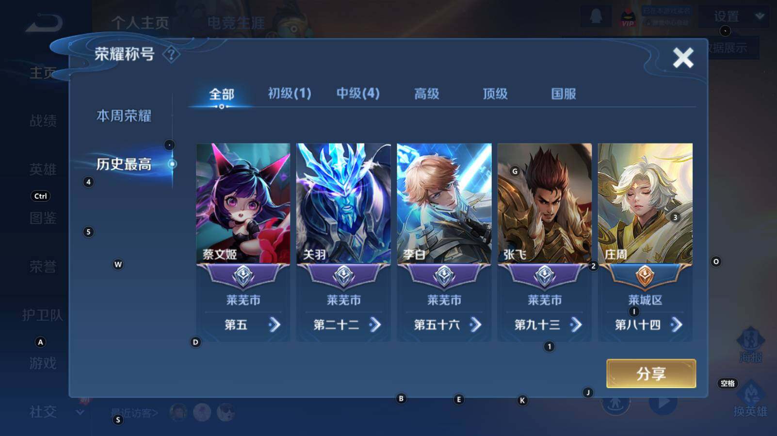 WZCMW3368923王者荣耀账号详情图9