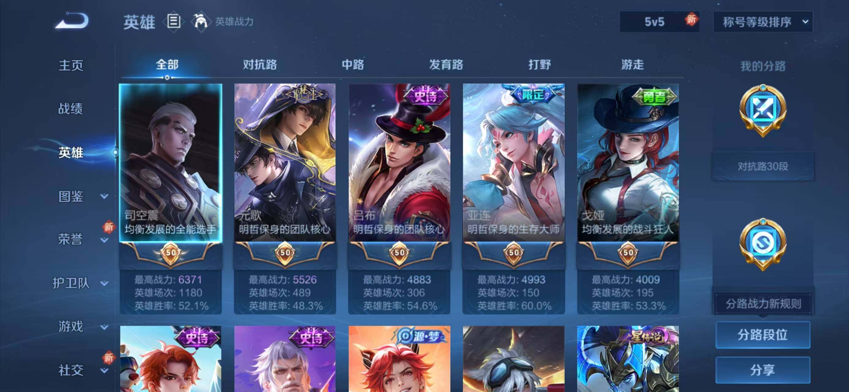 WZQM3385636王者荣耀账号详情图4