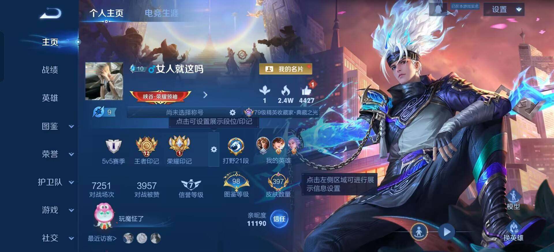 WZQM3373989王者荣耀账号详情图3