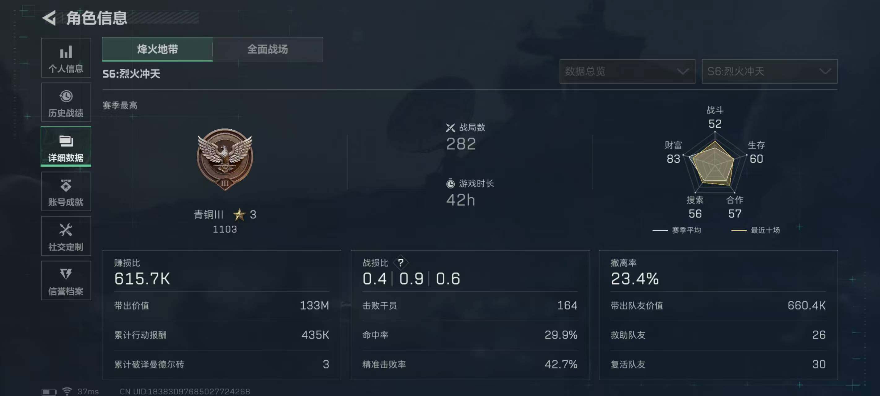 SJZCMW362785三角洲行动账号详情图4