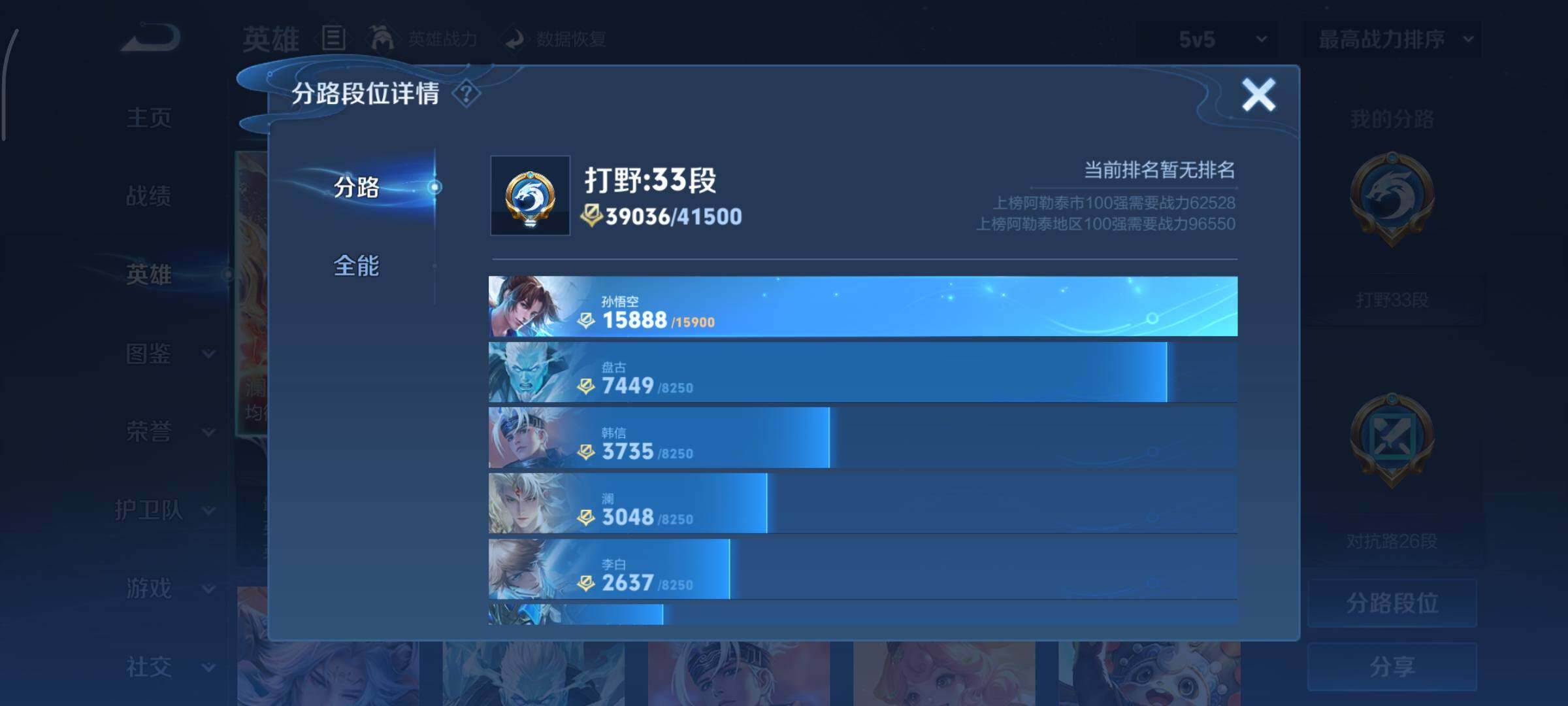 WZCMY3353872王者荣耀账号详情图4 WZCMY3353872王者荣耀账号详情图4