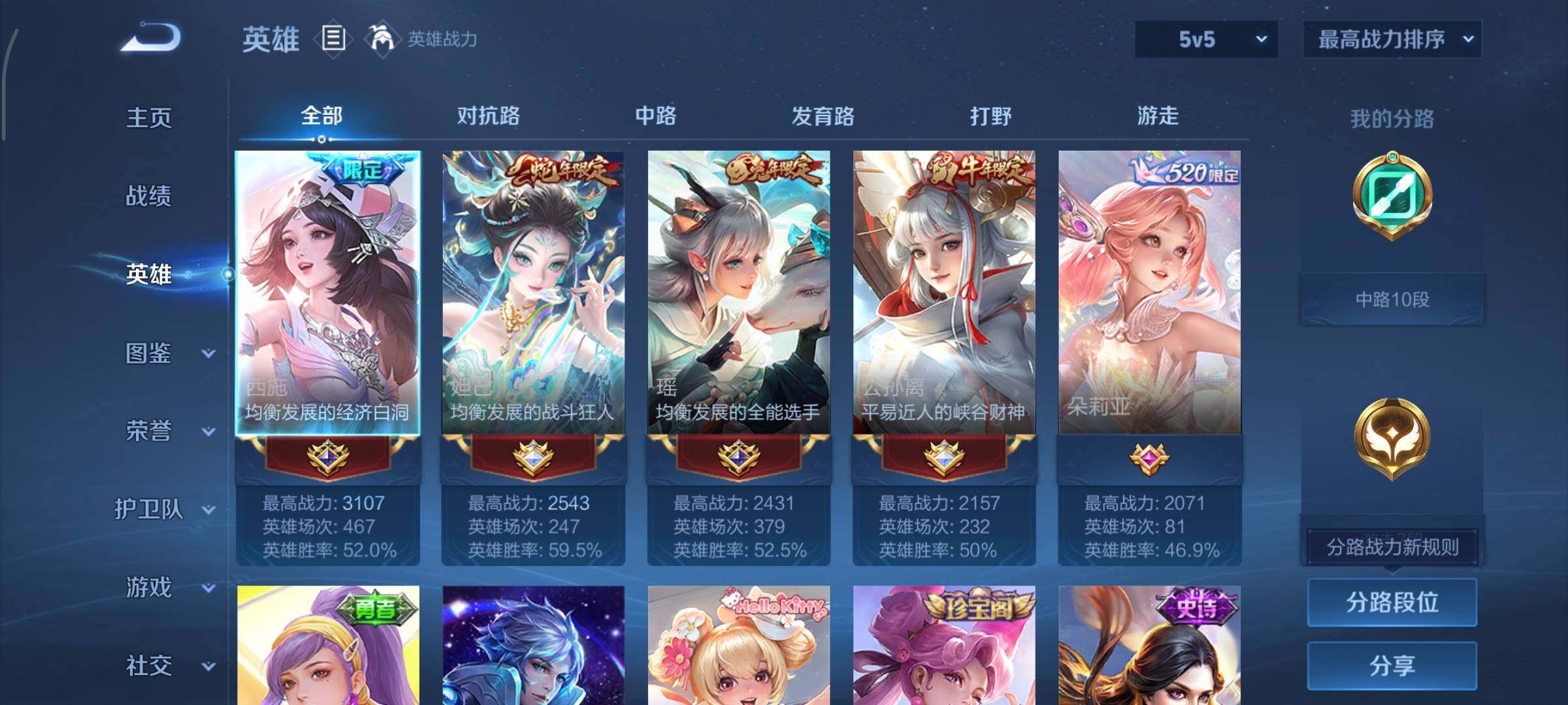 WZCMY3363425王者荣耀账号详情图3