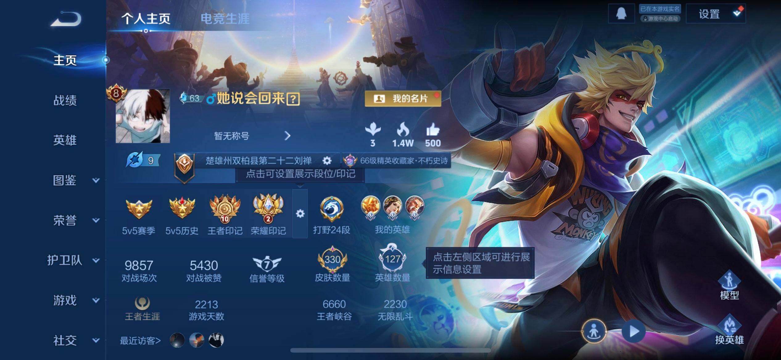 WZQM3375049王者荣耀账号详情图5