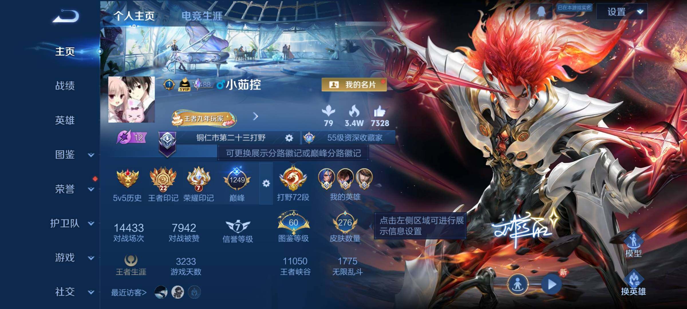 WZCMY3353899王者荣耀账号详情图2