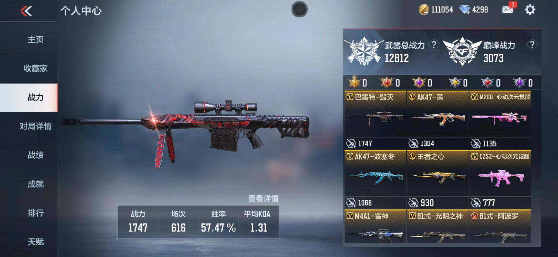 CFMEY367580枪战王者账号详情图4 CFMEY367580枪战王者账号详情图4