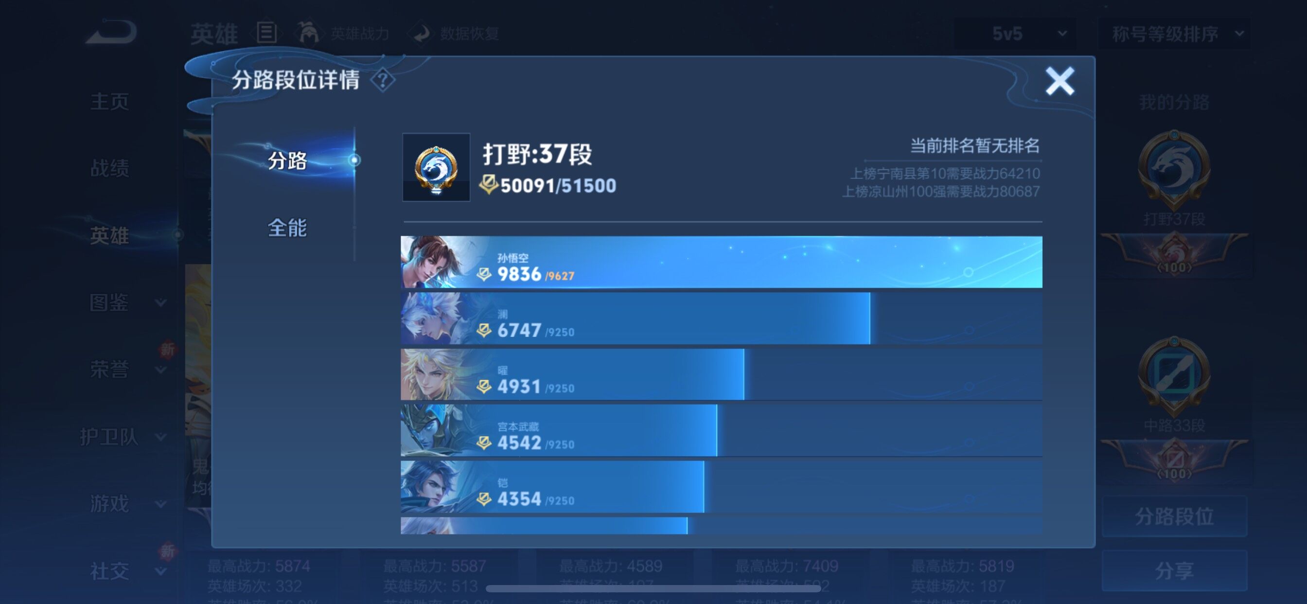 WZCMY3355701王者荣耀账号详情图4