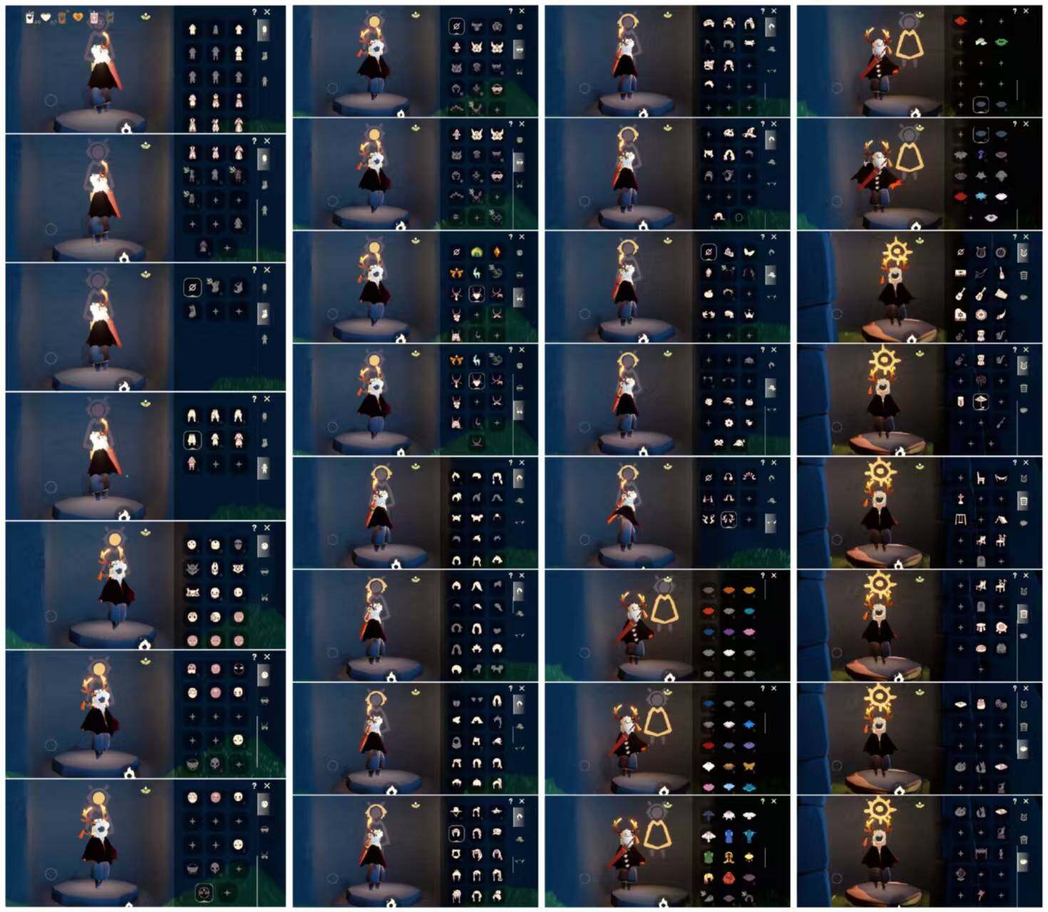 光遇账号安卓官服HT0543  安官  【毕业图】雨林，霞谷 【毕业季】破晓季，九色鹿 【蜡烛】49 【爱心】62 【稀有礼包】瑞气服饰，皮皮猫礼包，星月头冠，神鹿祝福礼包，圣诞鹿角，巫树犄角，大蝴蝶结，巫师帽，贝