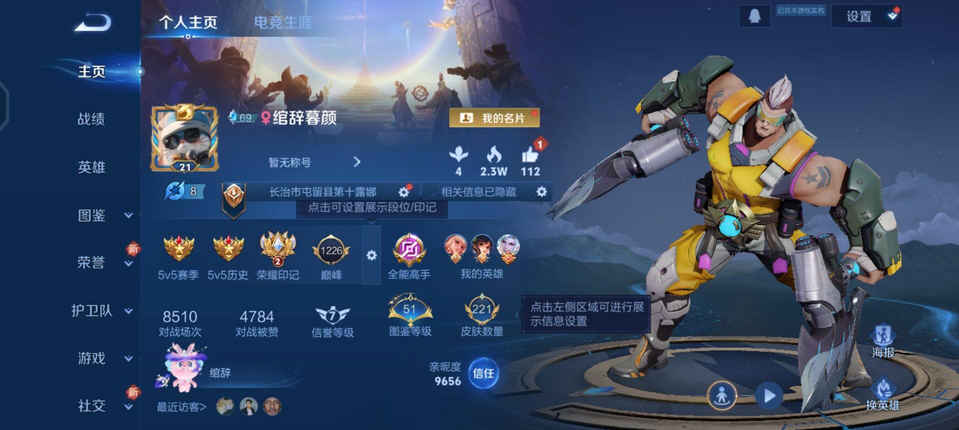 WZQM3362638王者荣耀账号详情图3